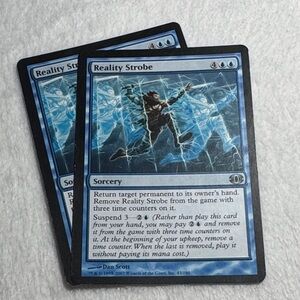 MTG Magic the Gathering Reality Strobe x2